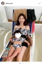 新井恵理那、家族お揃いのビキニ姿で沖縄旅行を満喫　美ら海水族館やリゾートホテルでの思い出を公開