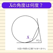 【角度当てクイズ Vol.1724】xの角度は何度？