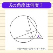 【角度当てクイズ Vol.1994】xの角度は何度？