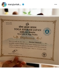 高橋メアリージュン、500時間超のヨガ学習を経てTT300資格取得「深く、壮大な学びでした」