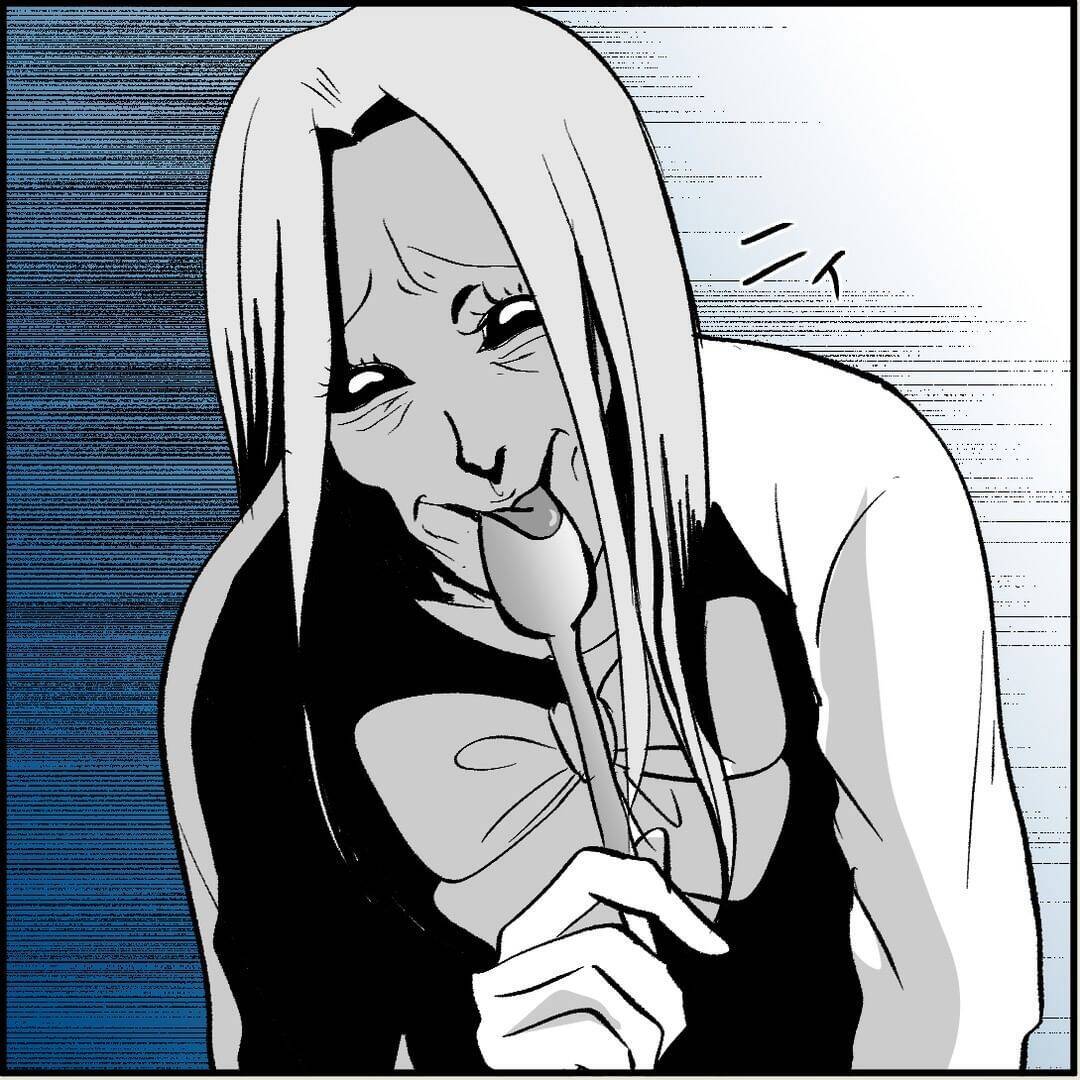 【漫画】“フェイク彼女”のメイドカフェに来た変な客…それってもしや【絶望のマリィさん Vol.18】