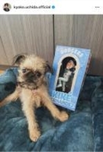 内田恭子アナ、愛犬「キケ」を初お披露目　長男が命名した新しい家族