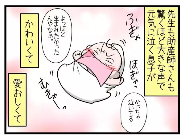 「【漫画】ついに出産！夫婦から家族になった喜びを夫と分かち合う【一緒のお墓に入ろっか！ Vol.26】」の画像