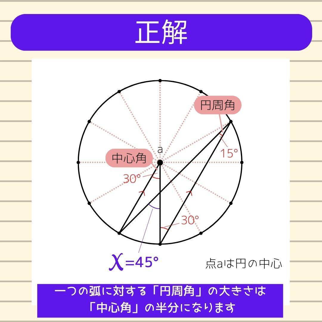 【角度当てクイズ Vol.2017】xの角度は何度？＜全3問＞