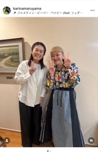 丸山桂里奈、澤穂希との久々の再会を報告　収録の合間の短時間でも「癒される」
