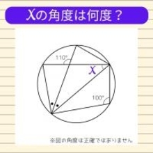 【角度当てクイズ Vol.687】xの角度は何度？