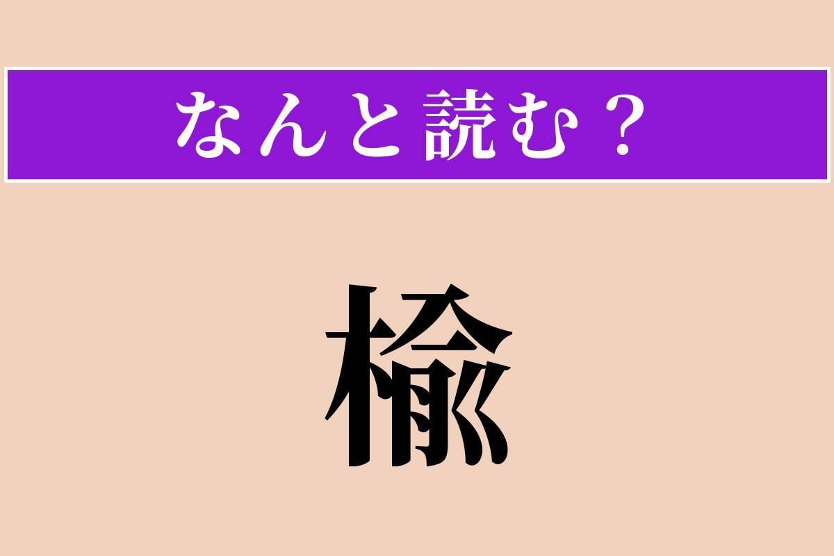 【難読漢字】「楡」正しい読み方は？ 「○○の木」は北海道大学の象徴です