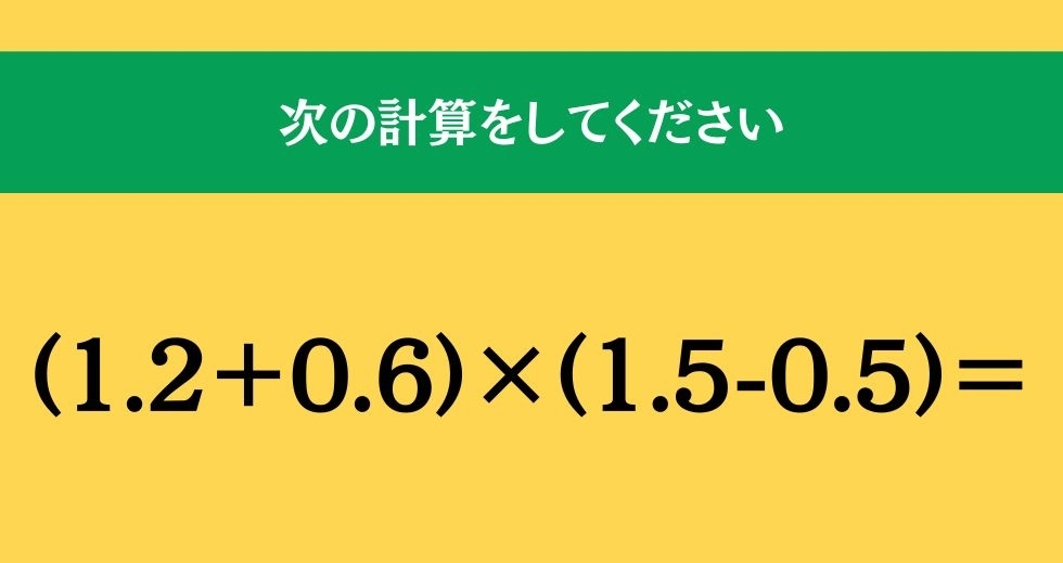大人ならわかる？ 小学校の「算数」問題＜Vol.2128＞