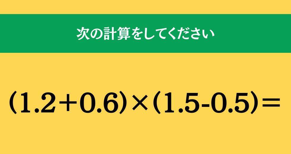 大人ならわかる？ 小学校の「算数」問題＜Vol.2128＞