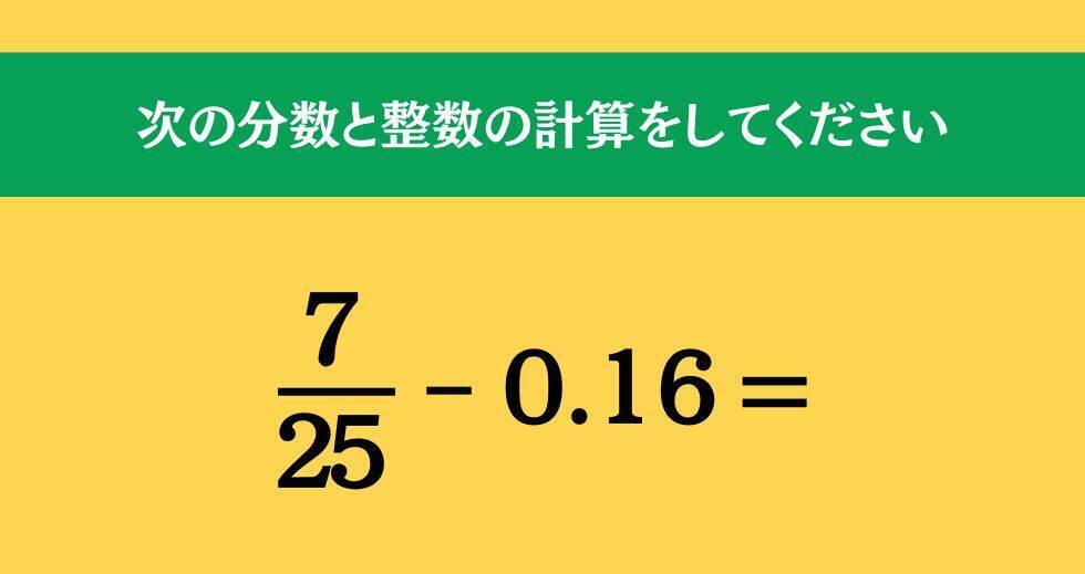 大人ならわかる？ 小学校の「算数」問題＜Vol.2491＞