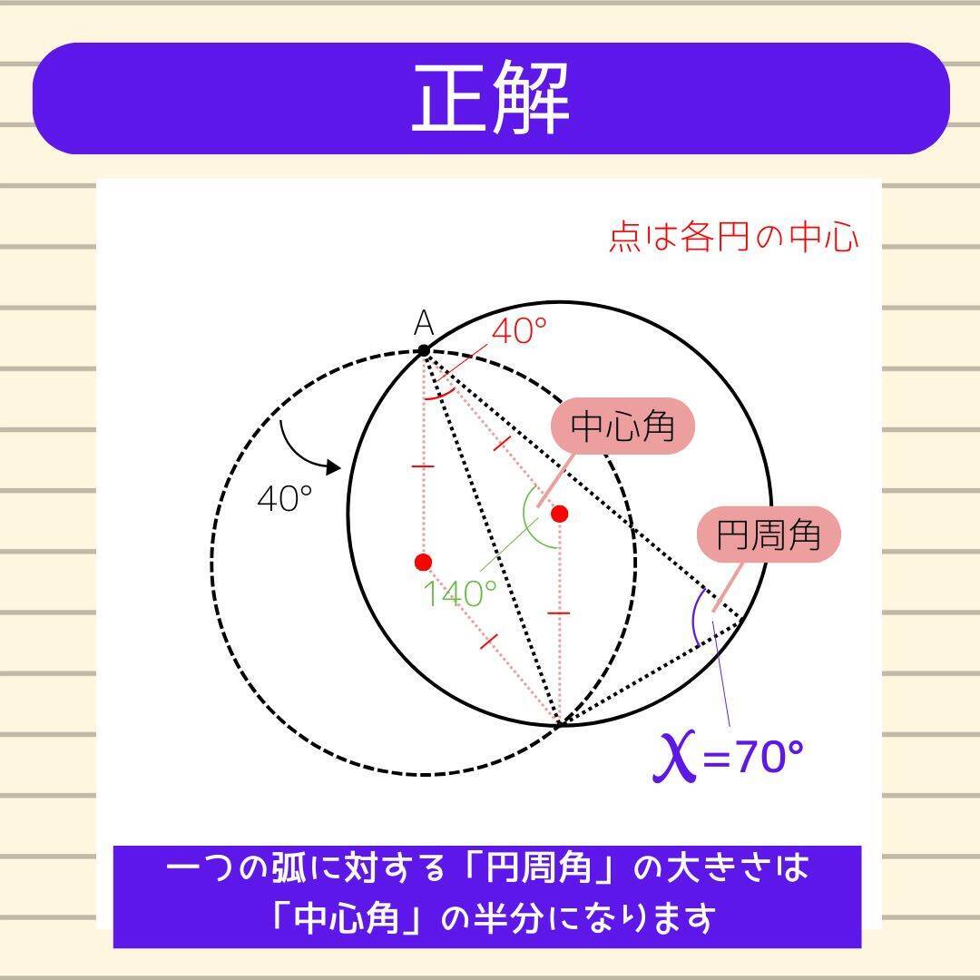 【角度当てクイズ Vol.1883】xの角度は何度？＜全3問＞