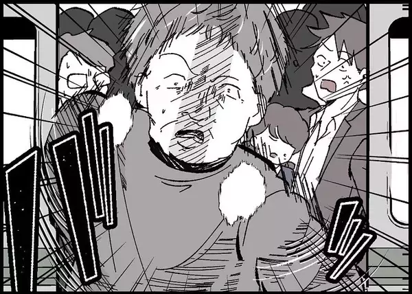 「【漫画】やはり見過ごせない！痴漢に「その子から離れろ」と叫んだ【僕と帰ってこない妻 Vol.543】」の画像