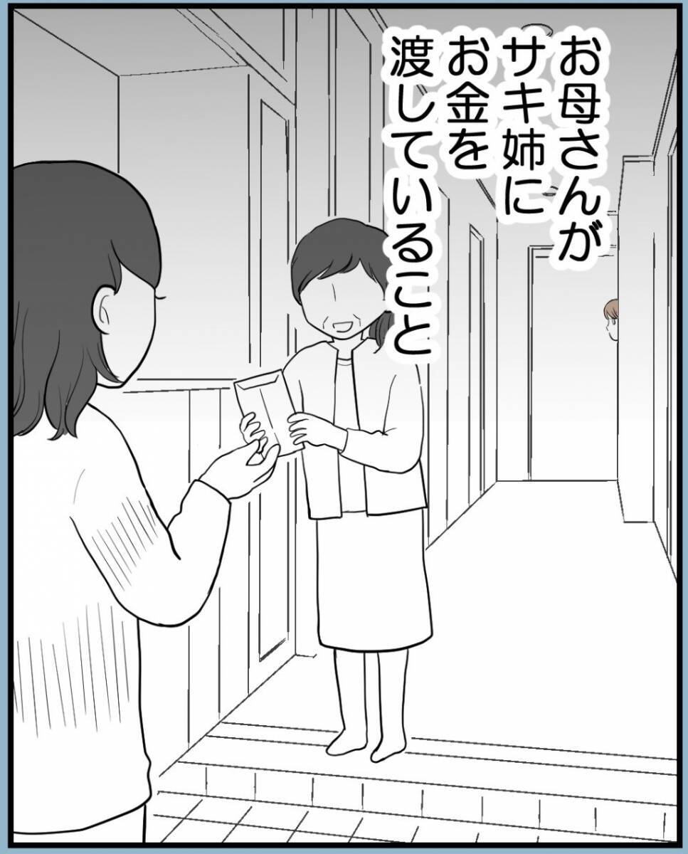 【漫画】姉はストレス解消のために母にお金をせびっていた【私を嫌う姉から離れるまで Vol.10】