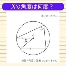 【角度当てクイズ Vol.1342】xの角度は何度？