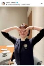 フジテレビ・梅津弥英子、系列同期アナウンサーとの新年恒例ランチ会で「特別なポーズ」