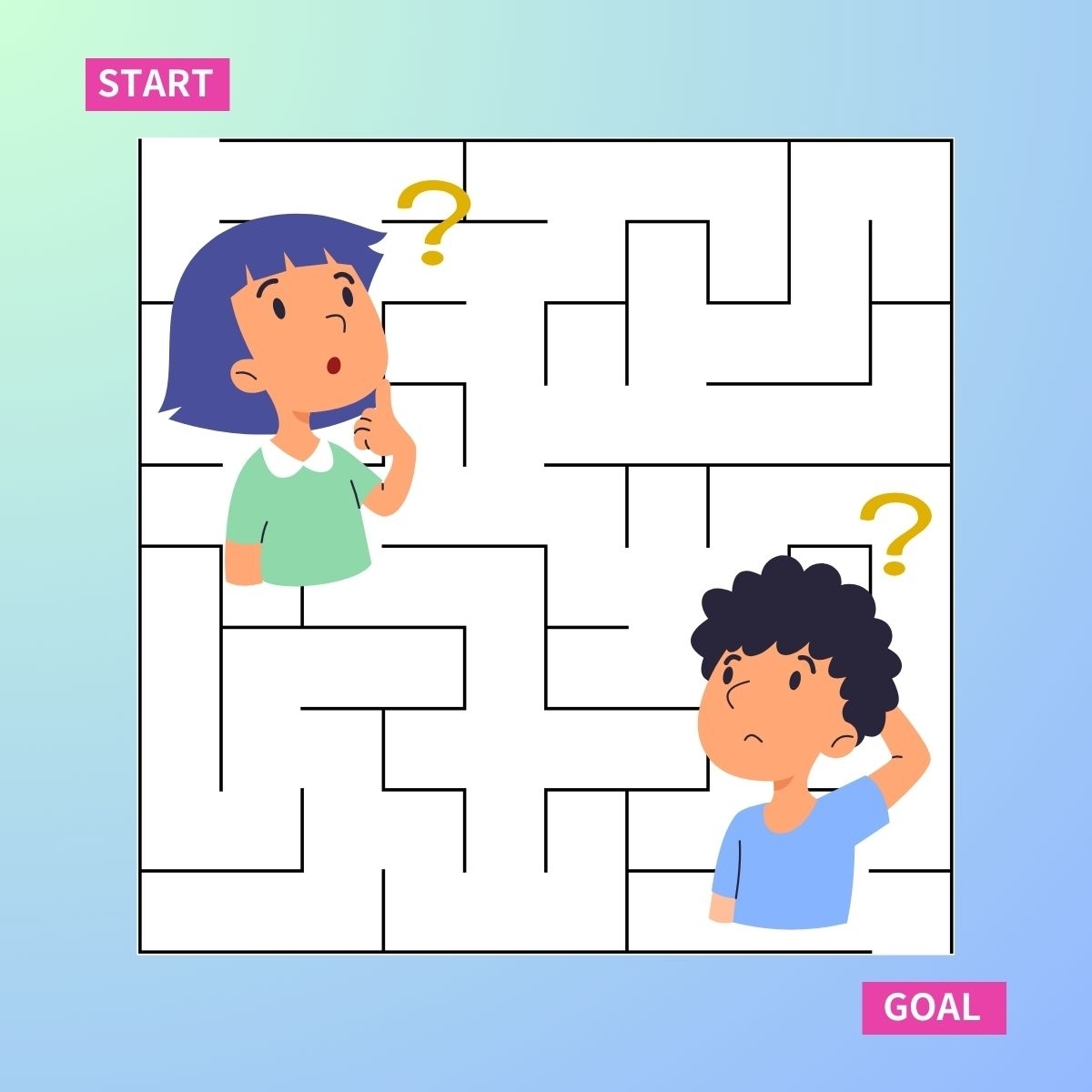 【Maze】Avoid Dead Ends and Aim for the Goal!＜4＞