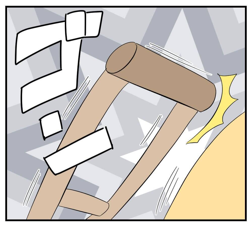 【漫画】母の足のケガは“演出”　松葉杖で息子をボコボコに【復讐のために略奪婚した私 Vol.46】