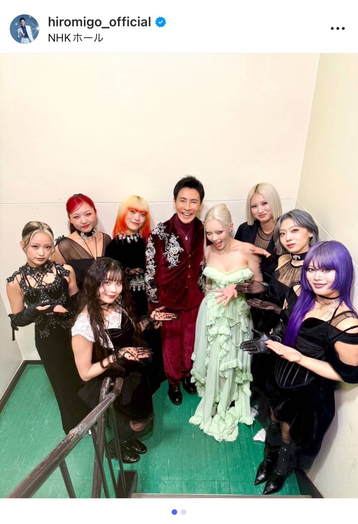 郷ひろみ、ちゃんみな＆HANAとの豪華ショットを公開 NHK紅白歌合戦で 