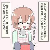 「「料理が臭い」とは妻に言えず、食べ続けて10キロ減　夫が不安を抱く新婚生活の行方【漫画】」の画像5