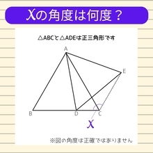 【角度当てクイズ Vol.953】xの角度は何度？