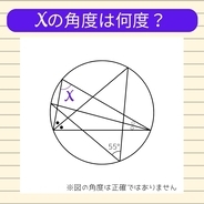 【角度当てクイズ Vol.1976】xの角度は何度？