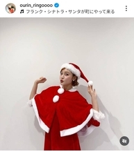 王林、1日遅れのクリスマス挨拶「でおくれめりくり」にファンから温かいコメント続々