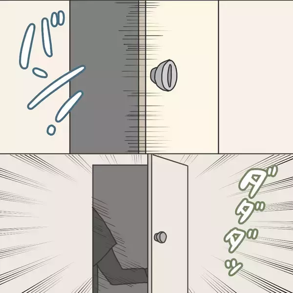 「【漫画】不審者は私を突き飛ばして出て行った　手が震えて通報できない【護送車に乗った話 Vol.5】」の画像