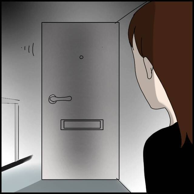 隣室の男性に引っ越しの挨拶　じっと見つめられ「変質者が多いから気をつけて」【漫画】