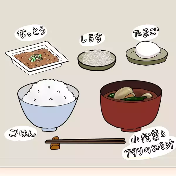 「「手抜き？」質素になった食卓に文句　つわりの妻に豪華な食事を要求するダメ夫【漫画】」の画像