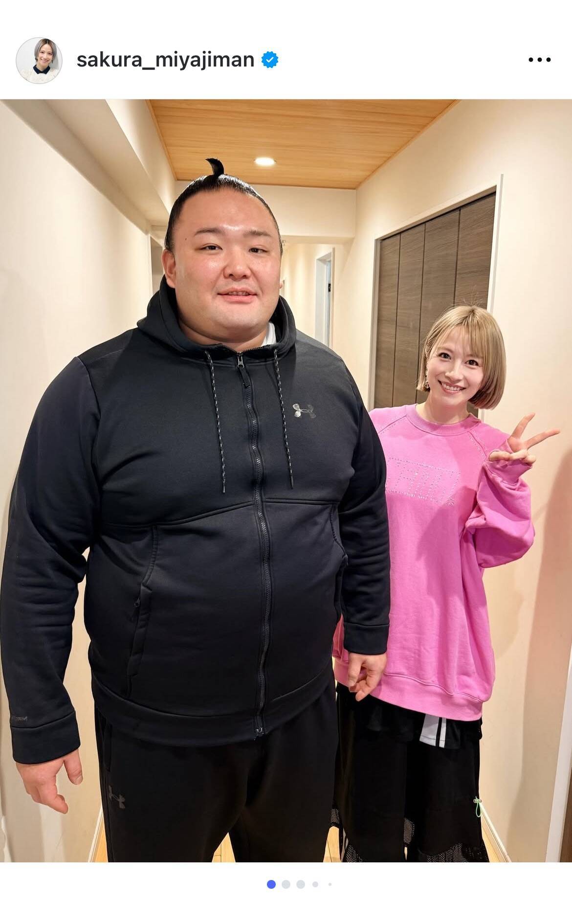 宮島咲良、高砂部屋の朝稽古を見学　帰宅後の四股で筋肉痛に