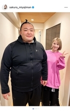 宮島咲良、高砂部屋の朝稽古を見学　帰宅後の四股で筋肉痛に