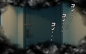 【漫画】玄関ドアを叩く音 覗き穴からは何も見えない【100日後にタワマンを去る女 Vol.25】