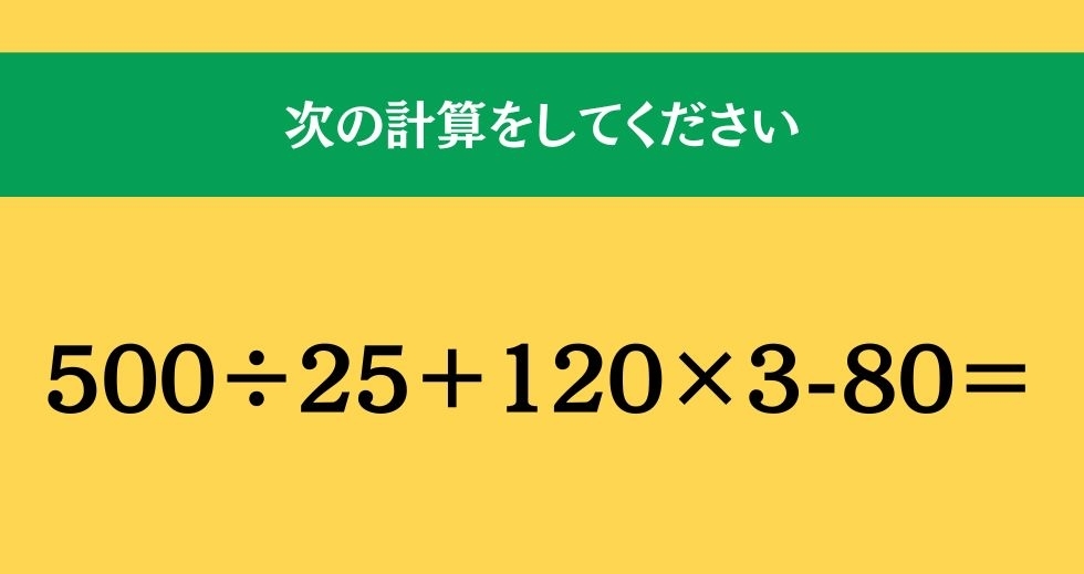 大人ならわかる？ 小学校の「算数」問題＜Vol.779＞