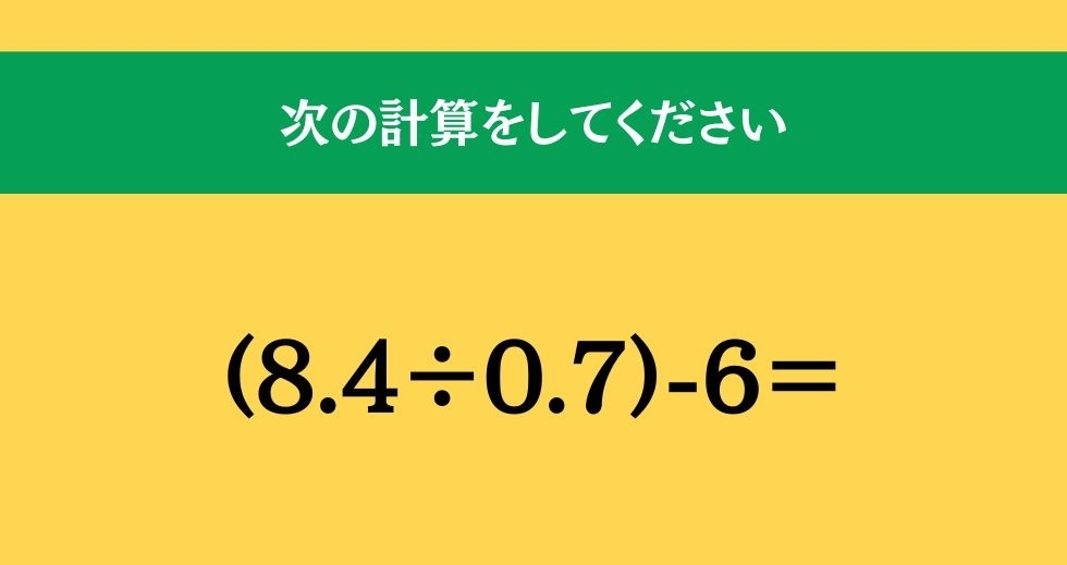 大人ならわかる？ 小学校の「算数」問題＜Vol.1142＞