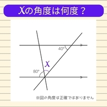 【角度当てクイズ Vol.11】xの角度は何度？