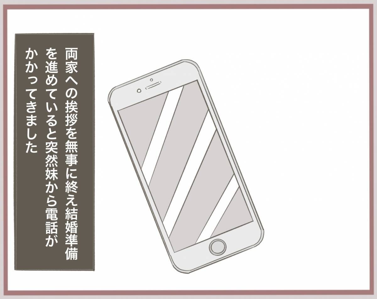 【漫画】時は流れ、私は婚約者と実家に挨拶へ…偶然妹はいなかった【妹の人生が大転落 Vol.7】