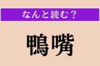【難読漢字】「鴨嘴」正しい読み方は？ 哺乳類です
