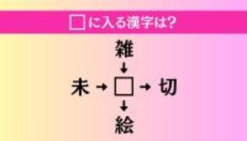 【穴埋め熟語クイズ Vol.4393】□に漢字を入れて4つの熟語を完成させてください