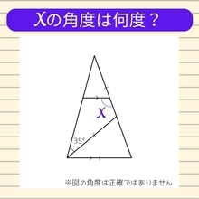 【角度当てクイズ Vol.916】xの角度は何度？