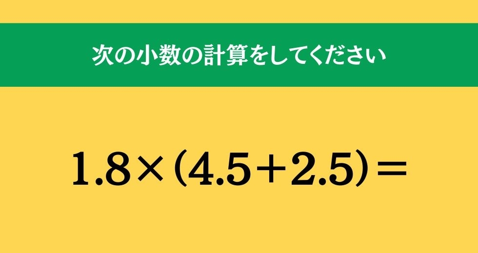 大人ならわかる？ 小学校の「算数」問題＜Vol.243＞