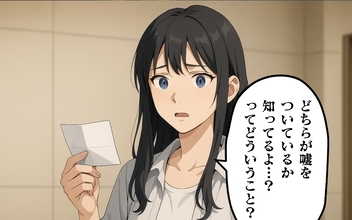 【漫画】「どちらがウソをついてるか知ってるよ」謎のメモ【100日後にタワマンを去る女 Vol.49】