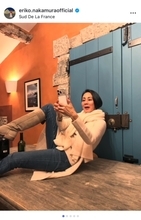 中村江里子、意外にパリピな一面を披露　56歳での年末年始の過ごし方について投稿