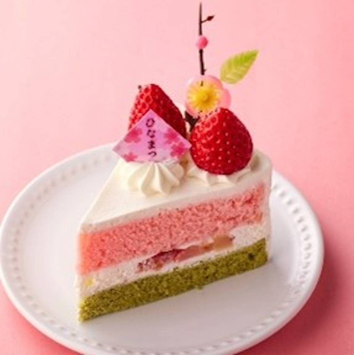 春色のデコレーションが華やか！ 人気のシャトレーゼが「ひなまつりケーキ」を期間限定販売