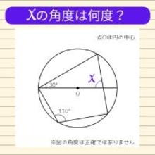 【角度当てクイズ Vol.1984】xの角度は何度？