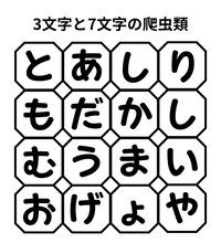 【単語パズル Vol.41】3文字と7文字の爬虫類を見つけて！