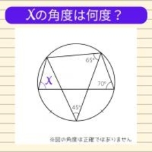 【角度当てクイズ Vol.790】xの角度は何度？