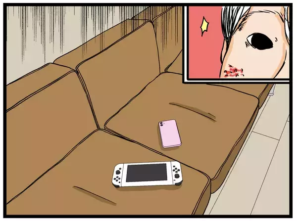 「【漫画】兄は食いつくか？ あえてスマホを放置【母の再婚でヤバイモンスターと兄妹に Vol.17】」の画像