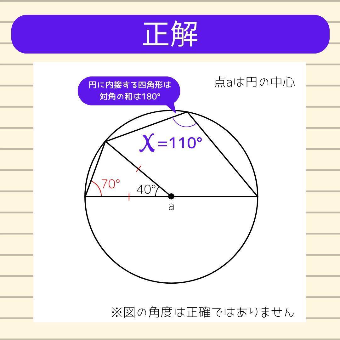 【角度当てクイズ Vol.2395】xの角度は何度？＜全3問＞