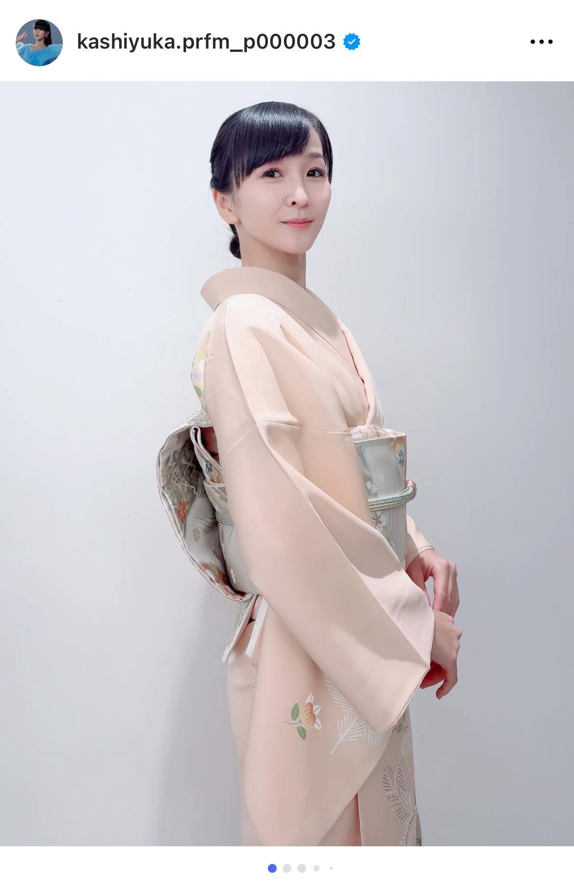 Perfume・かしゆか、千總の着物で2026年初釜に参加　今年は「新しい挑戦の年」