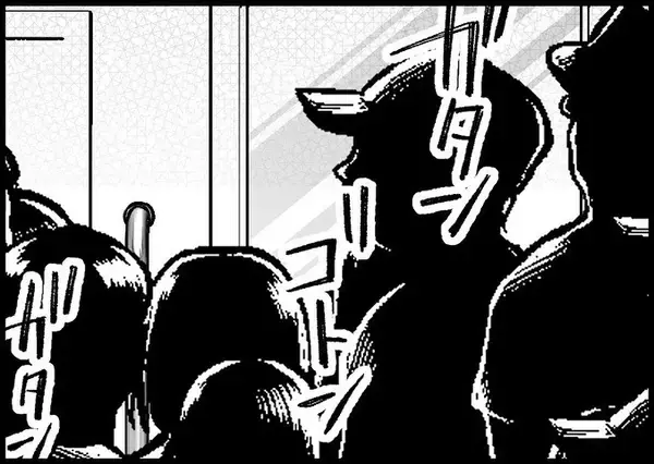 「【漫画】ぎゅうぎゅう詰めの満員電車で痴漢を目撃【僕と帰ってこない妻 Vol.541】」の画像